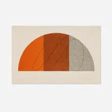 Robert Mangold, Semi-Circle I (from the Semi-Circle portfolio), 1995, lithograph in colors on Somerset Soft White