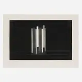 Will Barnet, Compression, 1967, aquatint in colors on Arches