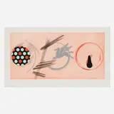 James Rosenquist, Pale Lamps, 1978, etching, aquatint, screenprint and pochoir in colors on Pescia Italia