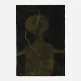 Figura en verde by Rufino Tamayo, 1997, Mixografía in colors on Arches, sold Dec 2025