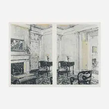 Richard Artschwager, Interior, 1972, screenprint in colors