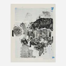 Visitation I by Robert Rauschenberg, 1965, lithograph in colors, sold Dec 2025