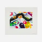 Sam Francis, Untitled (SFE-112), 1994, etching and aquatint in colors