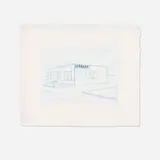 Ed Ruscha, Library, 1994, etching on Dieu Donné handmade