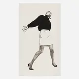 Robert Longo, Sandy (from the Men in the Cities series), 1999, lithograph
