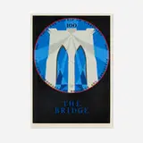 Robert Indiana, The Brooklyn Bridge (from the New York, New York portfolio), 1983, screenprint in colors on Arches