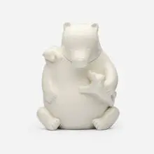 Tom Otterness, Mama Bear Cookie Jar, 2010, glazed porcelain