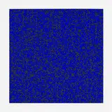 François Morellet, 40,000 carrés (Bleu), 1971, screenprint in colors