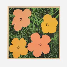 Flowers by Andy Warhol, 1964, offset lithograph on paper, sold Dec 2025