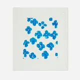 Donald Sultan, Wallflower 30 (from the Wallflowers portfolio), 2008, screenprint in colors