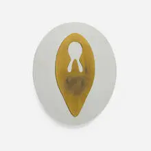 Jean Arp, Metal Relief Documenta III, 1964, die-cut brass and aluminum