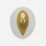 Jean Arp, Metal Relief Documenta III, 1964, die-cut brass and aluminum