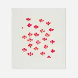 Donald Sultan, Wallflower 31 (from the Wallflowers portfolio), 2008, screenprint in colors