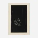 Robert Motherwell, Soot-Black Stone, #4, 1975, lithograph on Georges Duchêne Hawthorne of Larroque handmade
