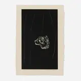 Robert Motherwell, Soot-Black Stone, #3, 1975, lithograph on Georges Duchêne Hawthorne of Larroque handmade