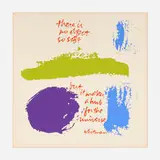 Corita Kent, so soft, 1971, screenprint in colors