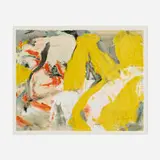Willem de Kooning, The Man and the Big Blonde, 1982, offset lithograph in colors