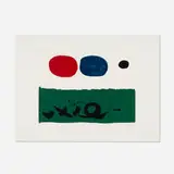 Adolph Gottlieb, Green Foreground, 1972, screenprint in colors
