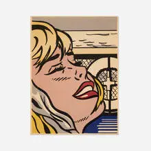 Roy Lichtenstein, Shipboard Girl, 1965, offset lithograph in colors