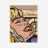 Roy Lichtenstein, Shipboard Girl, 1965, offset lithograph in colors