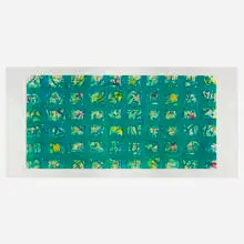 Sam Francis, La primavera fredda (SFE-071RC), 1988, etching and aquatint in colors on Fabriano