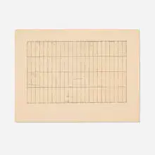 Brice Marden, Grid I, 1971, etching on Arches