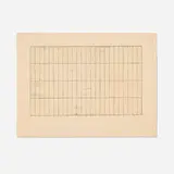 Brice Marden, Grid I, 1971, etching on Arches