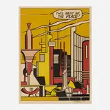 Roy Lichtenstein, This Must Be the Place, 1965, offset lithograph in colors