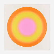 Sun 2 (from the Sun portfolio) by Ugo Rondinone, 2019, screenprint in colors on Rising 4-ply Museum Board, sold Dec 2025