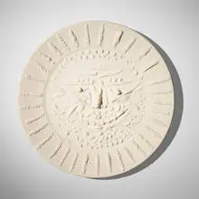 Visage tourmenté by Pablo Picasso, 1956, white earthenware, sold Dec 2025