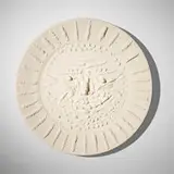 Visage tourmenté by Pablo Picasso, 1956, white earthenware, sold Dec 2025