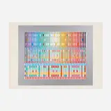 Yaacov Agam, The Blessing, 1990, screenprint in colors