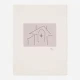 Robert Motherwell, Communicants (from the Ulysses portfolio), 1988, etching in colors on Johannot