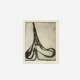Richard Diebenkorn, Eiffel Spade (from the Five Spades portfolio), 1982, etching and aquatint on J. Whatman