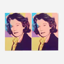 Andy Warhol, Mildred Scheel, 1980, screenprint in colors with diamond dust on Arches 88