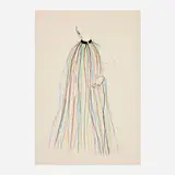 Jim Dine, The Picture of Dorian Gray (from The Picture of Dorian Gray portfolio), 1968, overlay lithograph in colors on acetate and lithograph in colors on Velin d'ARCHES