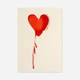Jim Dine, Red Design for Satin Heart (from The Picture of Dorian Gray portfolio), 1968, etching