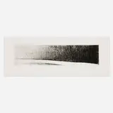Wolf Kahn, Winter River, 1988, etching and drypoint