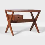 'Secretariat' desk by Pierre Jeanneret, teak, sold Jul 2025