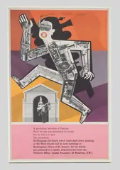 Fhk Henrion, Lithographic poster, 1956, framed with UV glass