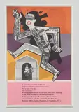 Fhk Henrion, Lithographic poster, 1956, framed with UV glass