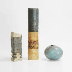 Alan Wallwork, Three studio pottery vases, stoneware