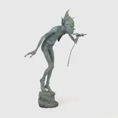 David Goode, 'The Drinker', 1997, a bronze fountain modelled as a goblin
