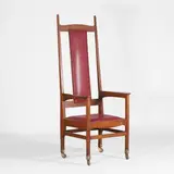 Charles Francis Annesley Voysey, Oak 'Essex' armchair, c.1900