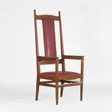 Charles Francis Annesley Voysey, Oak 'Essex' armchair, c.1900