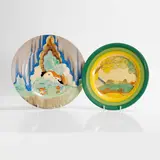 Clarice Cliff, Two pottery plates