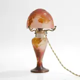 Cameo glass lamp by Émile Gallé, sold Apr 2025