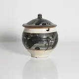 Bernard Leach, Leach studio pottery stoneware marmalade pot and cover