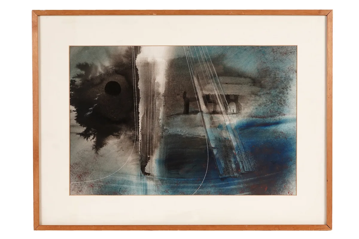 Aftermath by John Tunnard, gouache, sold Apr 2026