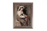 George Sherwood Hunter, Italian woman seated